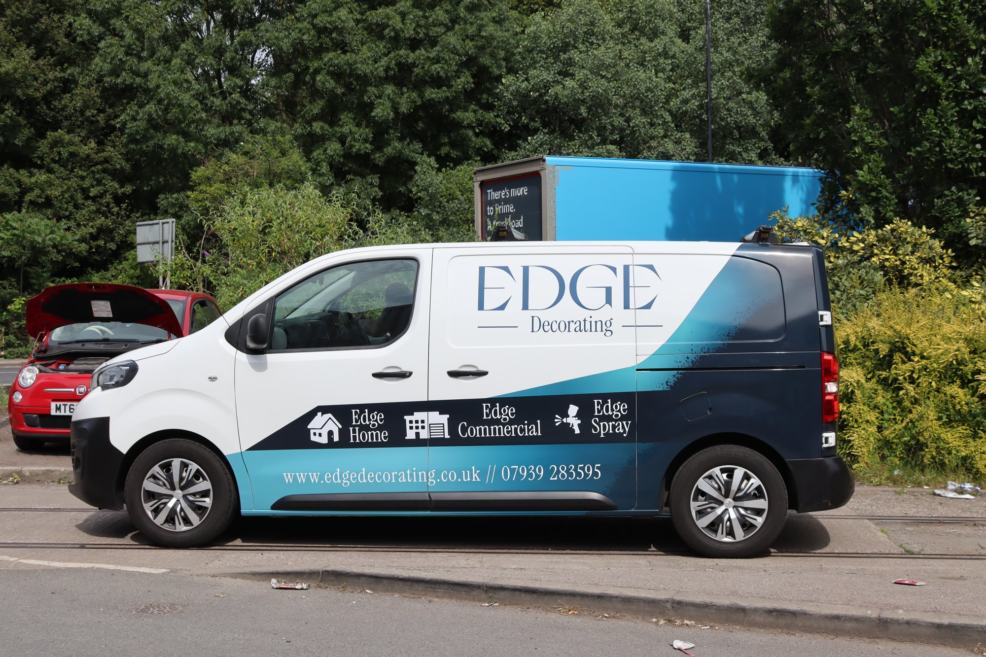 EDGE Decorating Peugeot Expert with a printed part wrap and cut vinyl, Auto Wrap Manchester