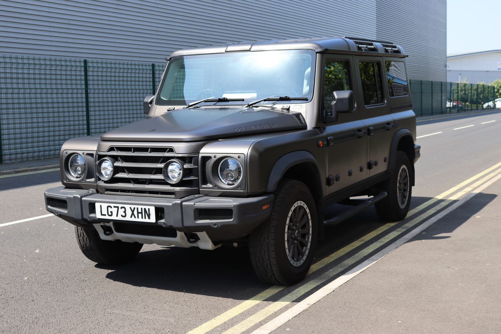 Ineos Grenadier wrapped in Basalt Grey by Auto Wrap Manchester