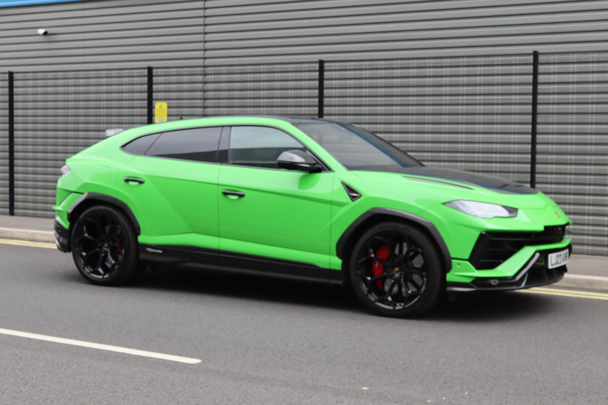 Lamborghini Urus in a gloss green full colour change wrap, Auto Wrap Manchester